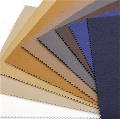 Material barato de los productos de cuero del sofá y de la materia textil del hogar del cuero del PVC del modelo del grano de Litchi