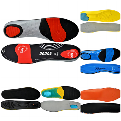 Cómodo masaje EVA espuma altura creciente almohadillas de absorción de impactos plantillas de zapatos