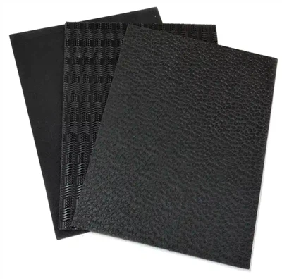 Placa de hoja de goma para pie nueva, negra, con patrón de diamante, para hacer tacones de suela de zapato