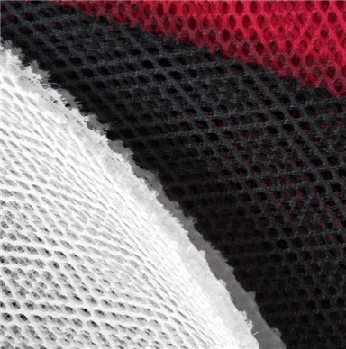 Sándwich de punto de poliéster con malla de aire