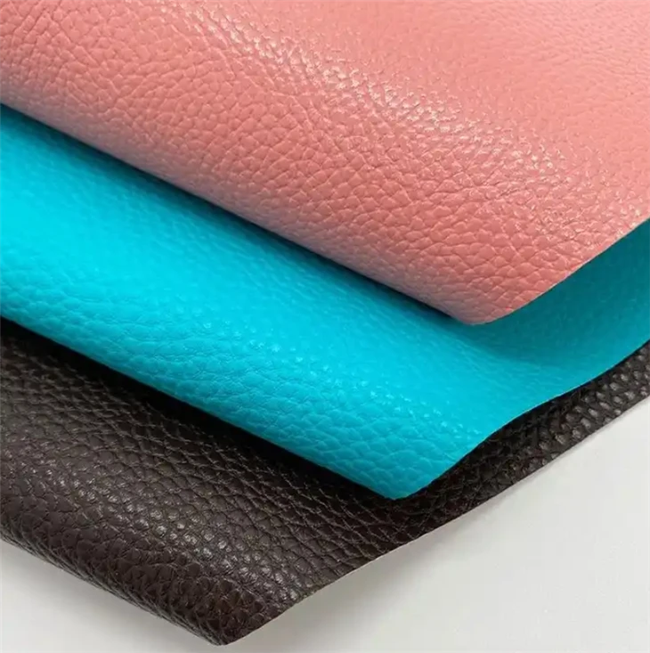 Wholesale Factory Waterproof Thick Leather Fabric PVC Synthetic Leather For Handbags