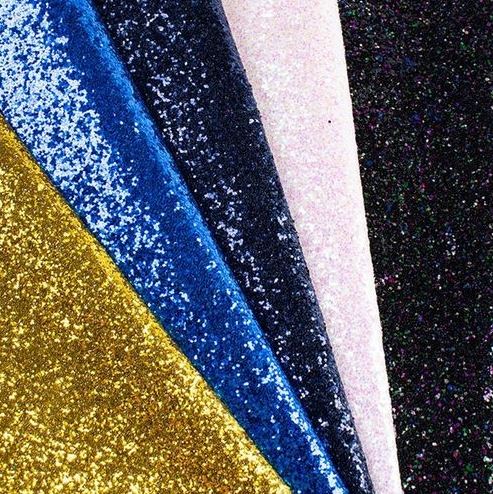 Cheap Pu Glitter Leather