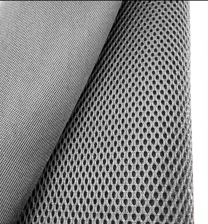 Polyester 3d Air Mesh Foam Laminated Sandwich Mesh Fabric Foam Bonded Fabric For Furniture And Car Seat Upholstery