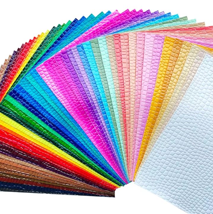 Printed Vinyl PVC Faux Synthetic Leather