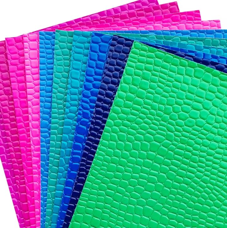 Printed Vinyl PVC Faux Synthetic Leather