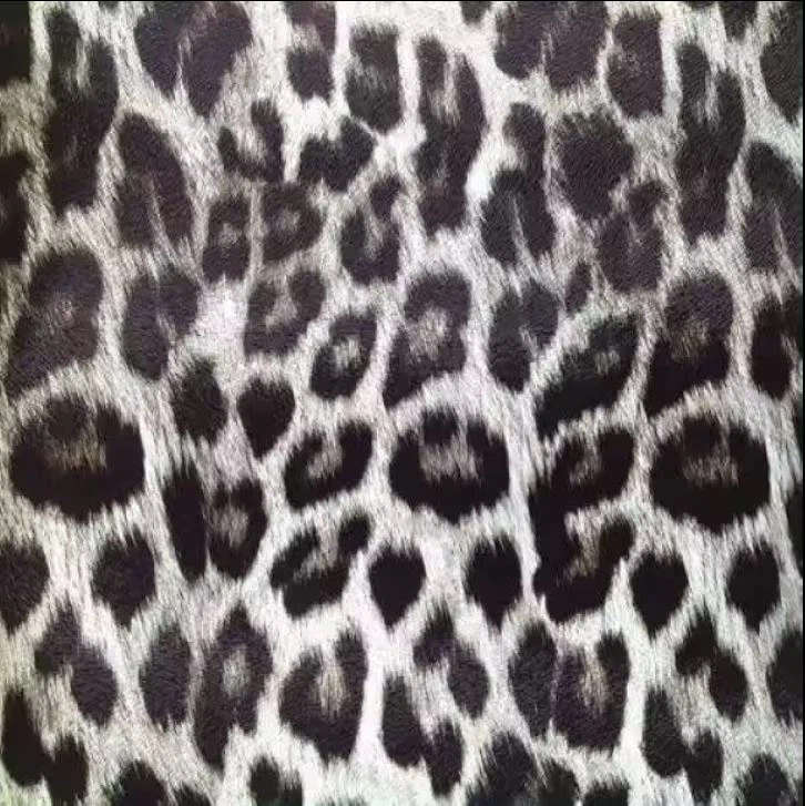 Cuero estampado PU leopardo profesional para zapatos y bolsos