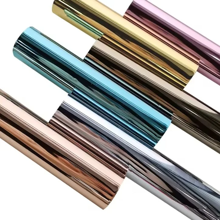 Shiny Mirror Reflective Plastic Nontoxic Film For Making Bag Shoe Handbag Cases Craft