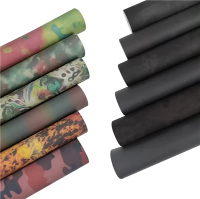 Estampado de patrones Cuero de PU fotocromático termocrómico personalizado