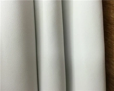 Sofá cama de cuero sintético blanco